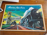 American Flyer Train sign Reproduction metal 11.5