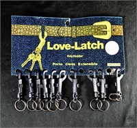NEW LOVE LATCH KEY CHAINS RETAIL STORE DISPLAY