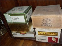 6 Cigar boxes