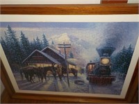 Train & Station puzzle pix. 32 x 28