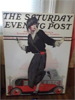 Large Saturday Evening Post canvas