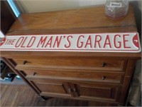 The Old mans Garage sign