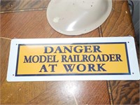 Model Railroader sign