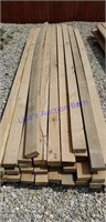 2x4 Hardwood sawed approximately 34  ten foot 4