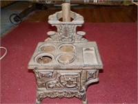 Reproduction cast iron stove 8x6x11