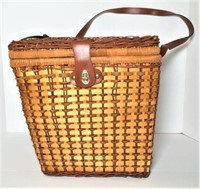 Wine and Cheese Wicker Picnic Basket