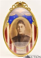 For Liberty Military Portrait w/ Convex Frame