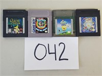 4 Nintendo Game Boy Games