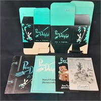 Pen Delfin Box and Pamphlet lot