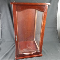 Large Wood and Glass Display Case