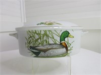1979 NED SMITH WATERFOWL DUCK RUBEL COVERED DISH