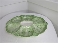 Fitz & Floyd Cabbage Divided Serving Tray