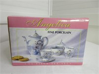 Angelica Fine Porcelain 13 Piece Tea Set