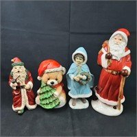 4 x Christmas Figure Collection