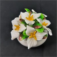 Royal Adderley Trillium Ceramic Flower Bouquet