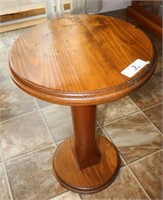 Solid Wood Round Accent Table