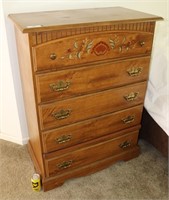 1980s Hand Painted Chest of Drawers