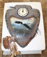 Arrow Head Flying Eagle Clock (New)