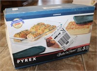 Unopened Pyrex Bake N Store Dish Set