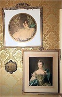 Two Victorian Prints in Gilt Frames