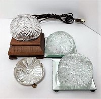 Glass Prism Paperweights