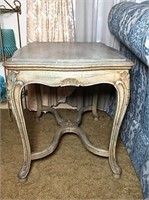 Shabby Painted End Table