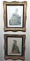 Pair of Grace Par Victorian Framed Prints