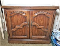 Carved Front Fold Out Top Buffet