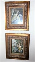 Pair of Victorian Lady Prints