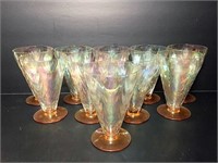 Iridescent Glass Cocktail Glasses