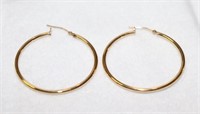 14K Gold Hoop Earrings