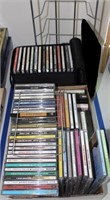 Variety of CDs w/ DVD Holder