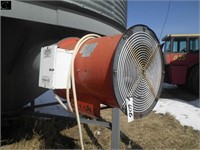 Caldwell 3 hp inline centrifugal aeration fan