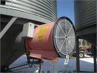 Caldwell 3 hp inline centrifugal aeration fan