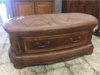 BENCH CEDAR CHEST WITH CUSHION TOP