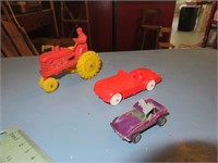 Barr Rubber Tractor; Arco Car; Sand Stormer Car