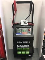 CEN-TECH 6/12 V BATTERY CHARGER/ENGINE STARTER