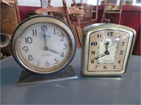 2 Vintage Alarm Clocks
