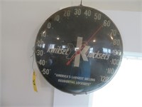 Vintage Kwikset Locksets Thermometer