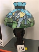 ELEPHANT TIFFANY STYLE LAMP
