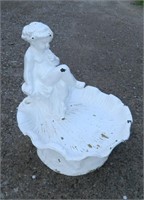 Cherub Bird Bath