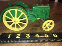 John Deere steel wheel replica tractor
