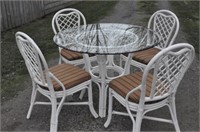 Rattan Table & Chairs