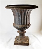 CAST IRON PLANTER URN 19" High Heavy