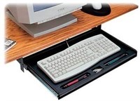 Exponent 56316 Underdesk Keyboard Drawer, Black