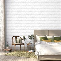 Tempaper White Brick/Designer Removable Wallpaper