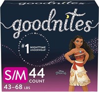 Goodnites Bedwetting Underwear For Girls S/M 44 Ct