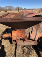 McLeod grain crusher, w/ steel hopper