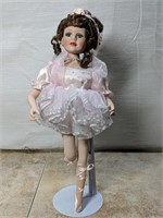 Geppeddo Porcelain Balerina Doll 16"