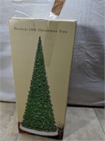 Cracker Barrel Musical LED Christmas Tree-In Box